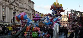 Cazzeggio festivo a piazza Navona