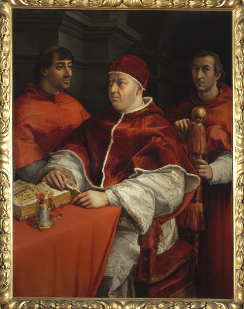 Raffaello Sanzio, ritratto di Papa Leone X