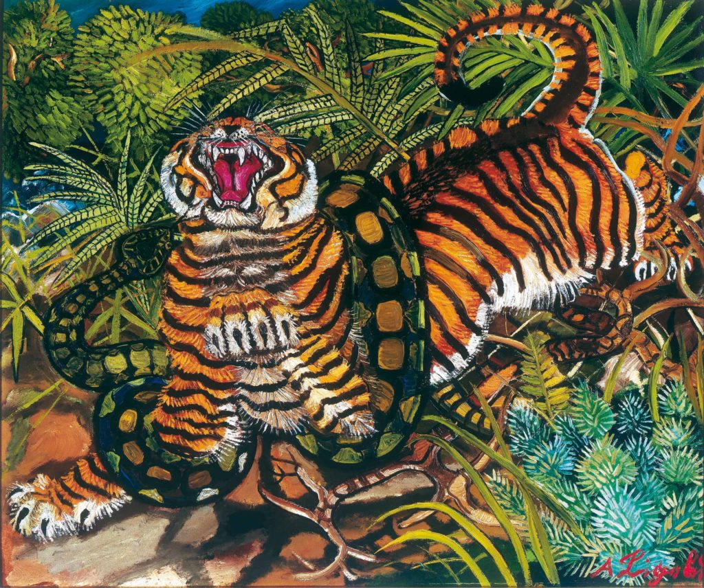 antonio-ligabue-tigre-assalita-dal-serpente-olio-su-faesite-cm-66-x-80