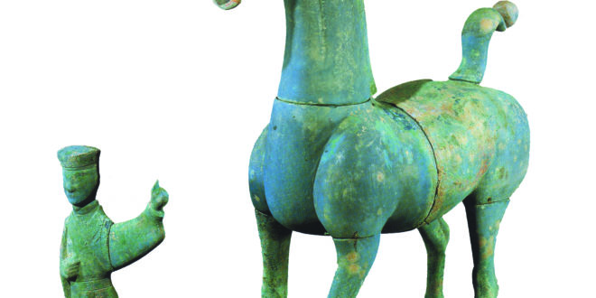 Museo di Mianyang_Stalliere di Bronzo e Cavallo di bronzo