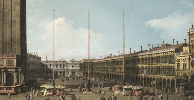 Canaletto – veduta di piazza San Marco con le Procuratie