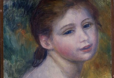 Pierre-Auguste Renoir – Tête de femme, 1887 circa