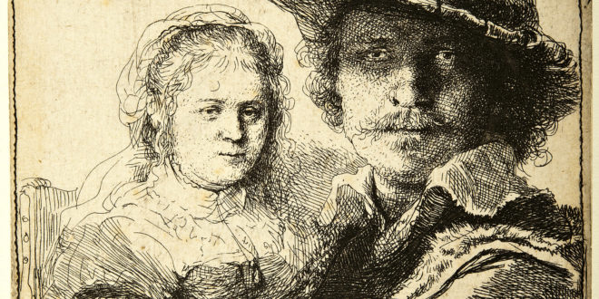 Rembrandt – Autoritratto con moglie