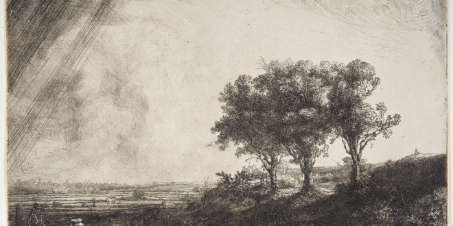 Rembrandt – Tre alberi