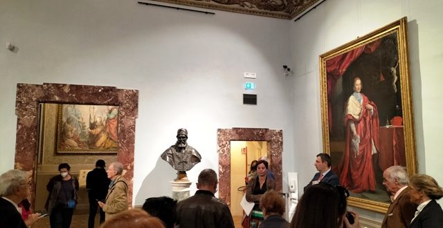 Presentazione del busto in bronzo di Urbano VIII