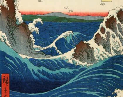 Utagawa Hiroshige – I gorghi di Naruto nella provincia di Awa