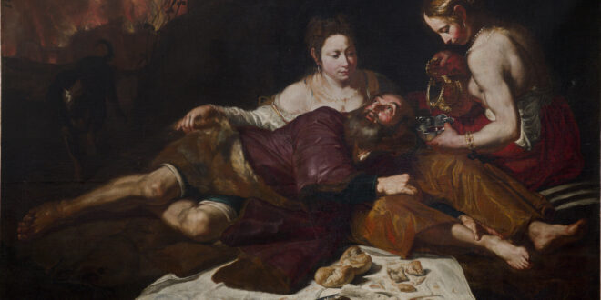 Gioacchino Assereto (Genova 1600 – 1650) Loth e le figlie, 1640-1645 circa olio su tela, cm 135 x 206.5 Foto di Mauro Coen e Franco Borrelli